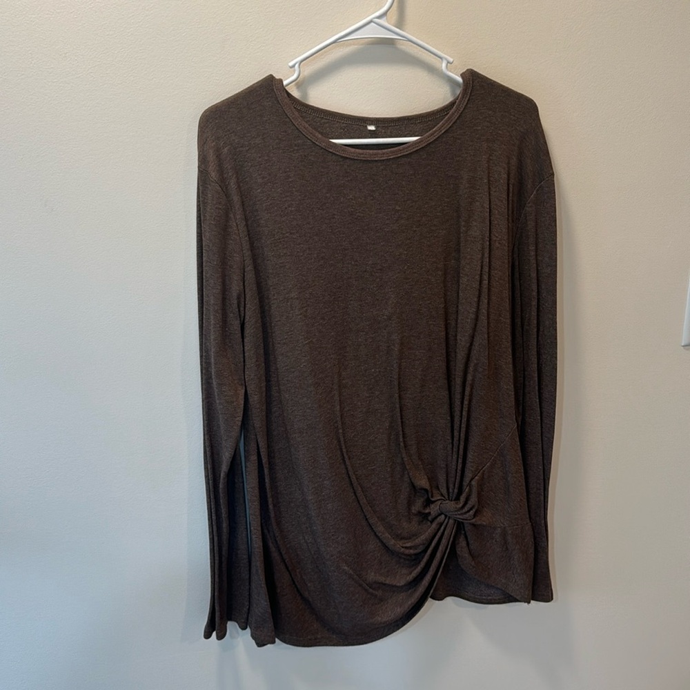 Brown sweater